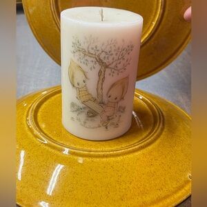 Vintage Cream Candle holder not included Betsy Ross 70's